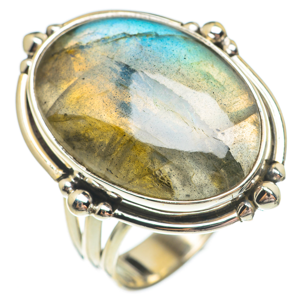 Labradorite Rings handcrafted by Anasilvercos - RING67733