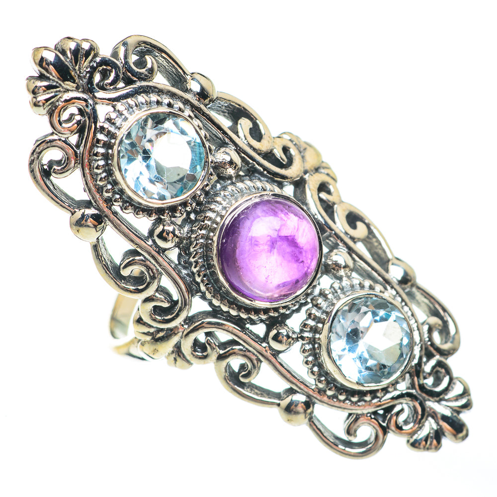 Amethyst Rings handcrafted by Anasilvercos - RING67754