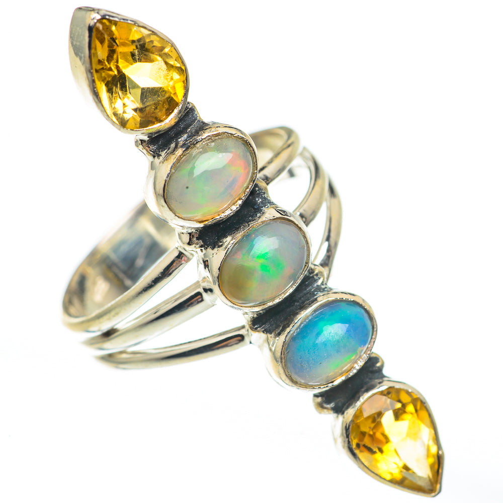 Ethiopian Opal Rings handcrafted by Anasilvercos - RING67755