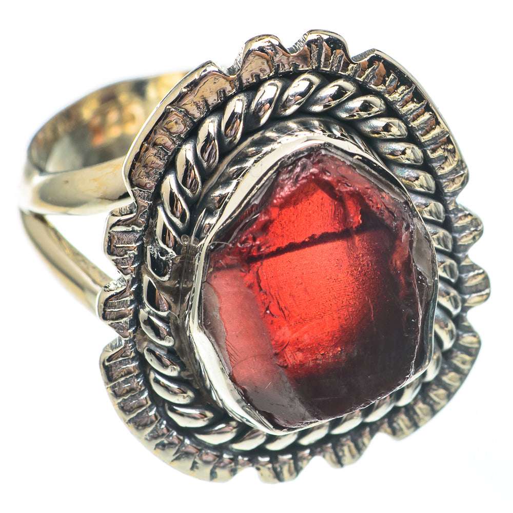 Garnet Rings handcrafted by Anasilvercos - RING67782