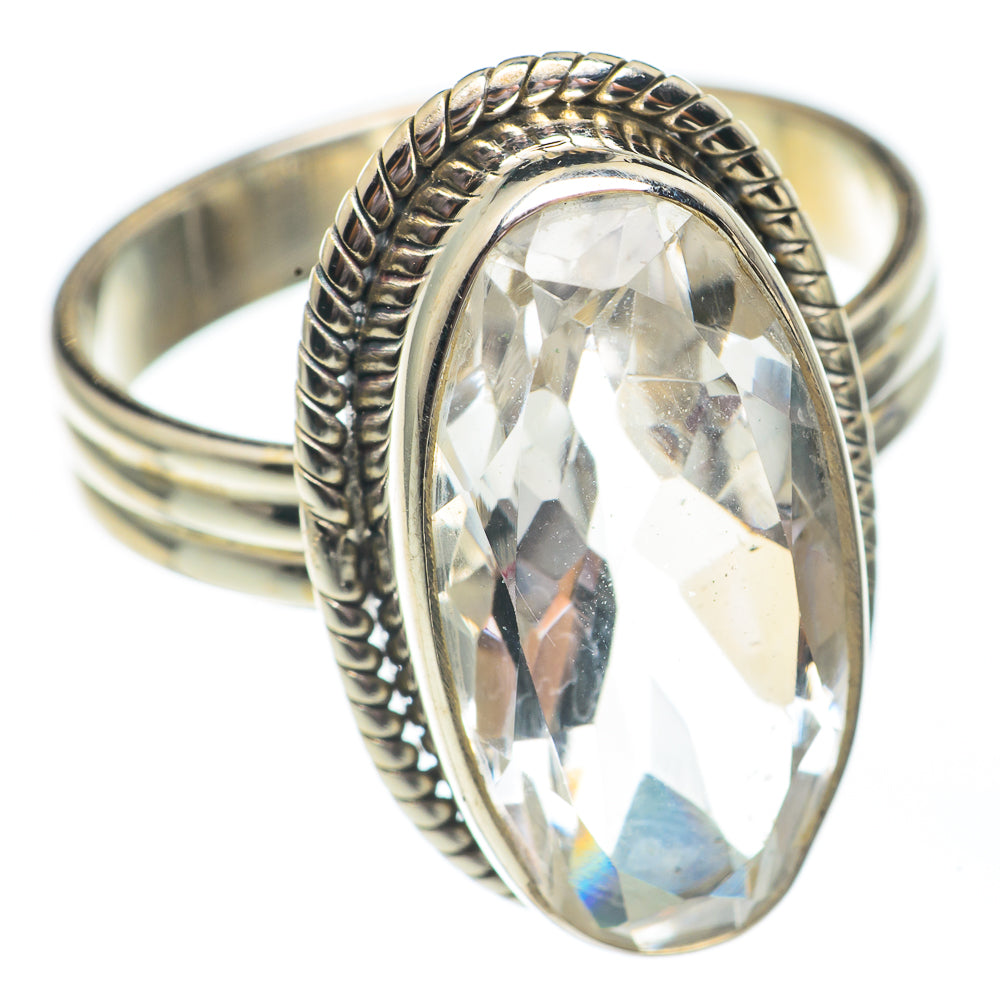 White Quartz Rings handcrafted by Anasilvercos - RING67792