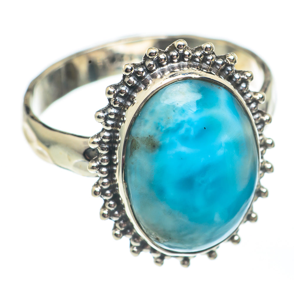 Larimar Rings handcrafted by Anasilvercos - RING67804