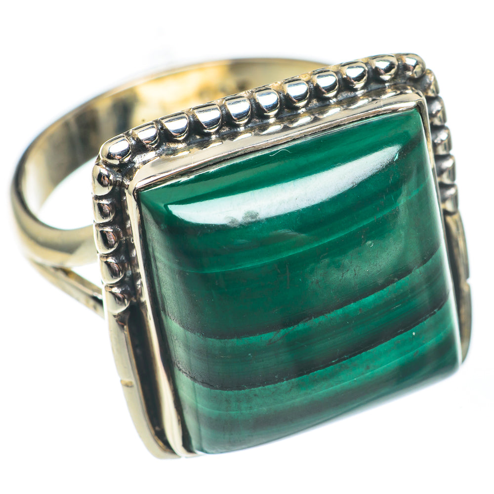 Malachite Rings handcrafted by Anasilvercos - RING67808
