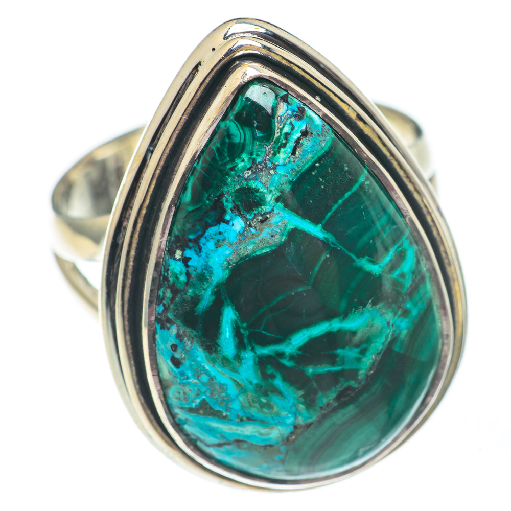 Chrysocolla Rings handcrafted by Anasilvercos - RING67809