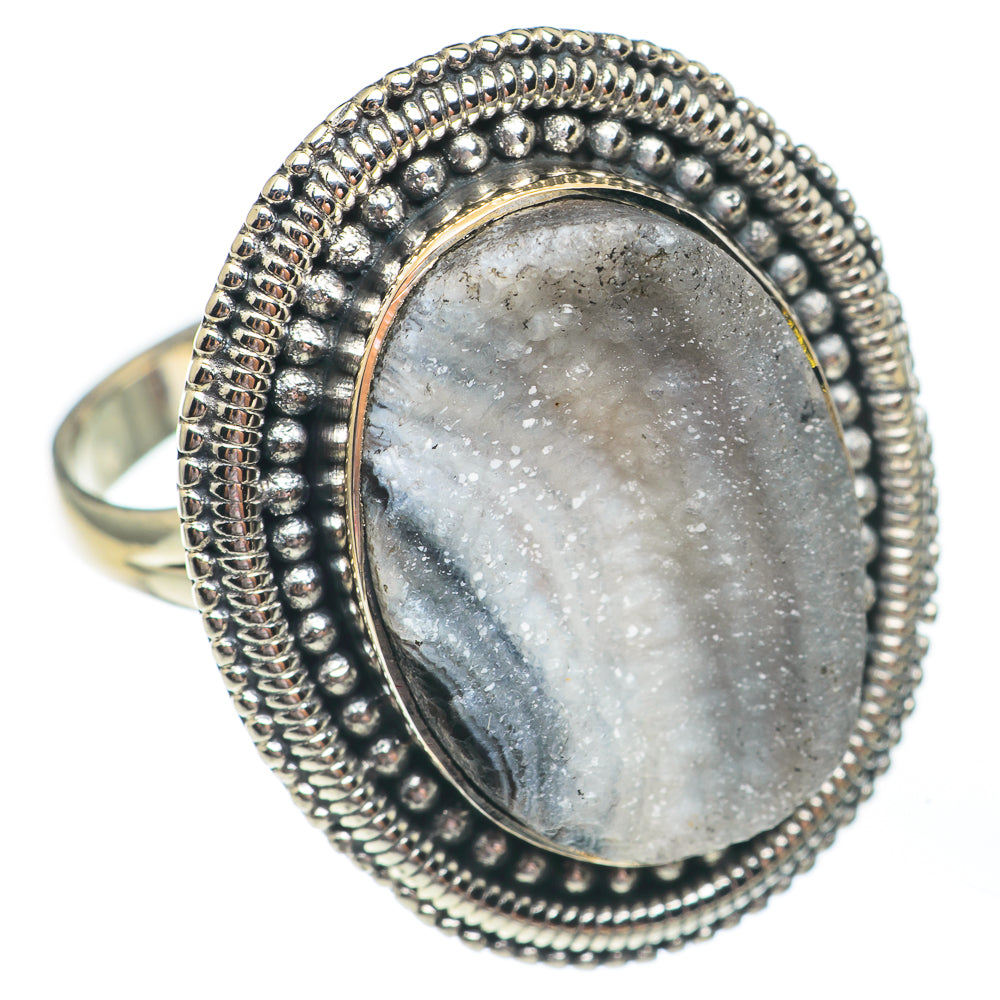 Desert Druzy Rings handcrafted by Anasilvercos - RING67834