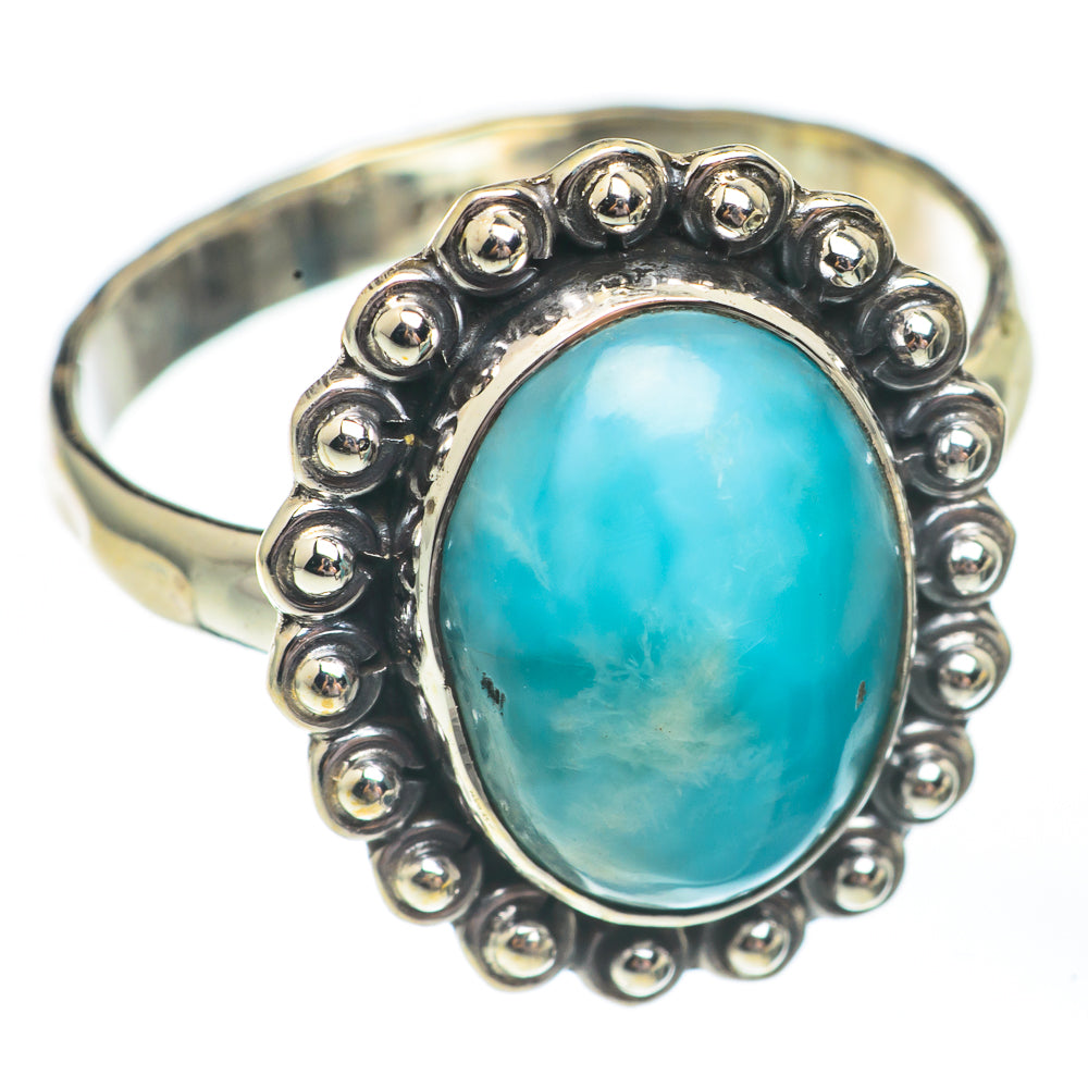 Larimar Rings handcrafted by Anasilvercos - RING67837