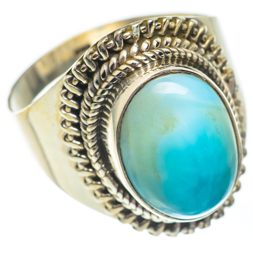 Larimar Rings handcrafted by Anasilvercos - RING67839