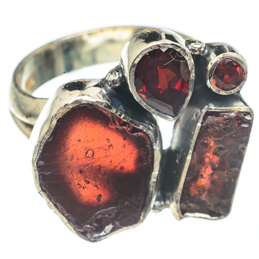 Garnet Rings handcrafted by Anasilvercos - RING67852