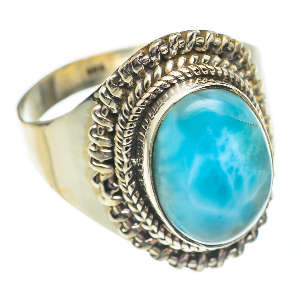 Larimar Rings handcrafted by Anasilvercos - RING67870