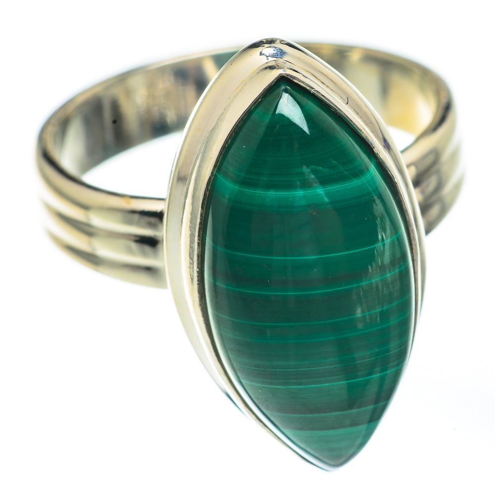 Malachite Rings handcrafted by Anasilvercos - RING67876