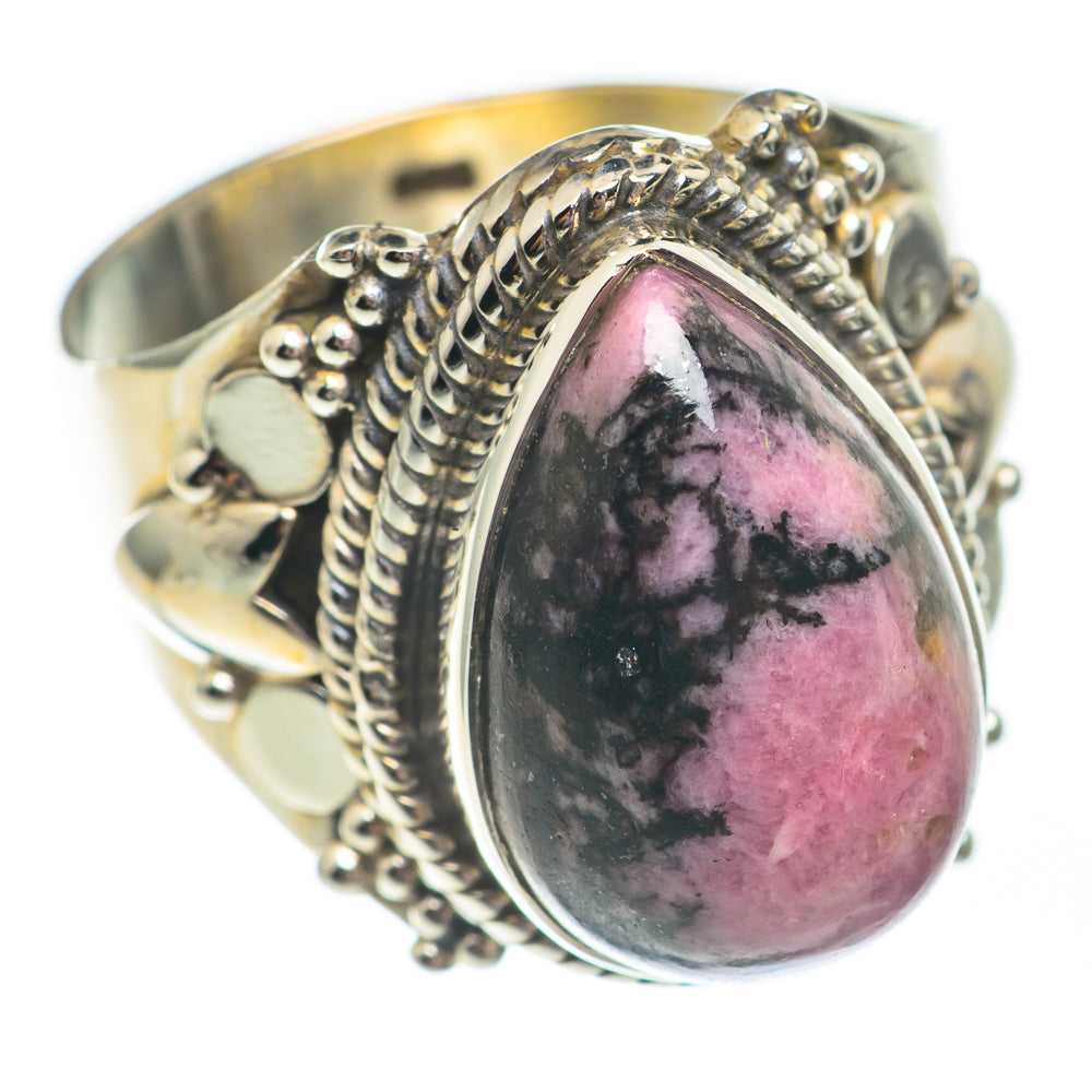 Rhodonite Rings handcrafted by Anasilvercos - RING67882