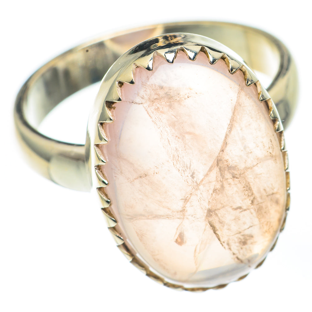 Rose Quartz Rings handcrafted by Anasilvercos - RING67883