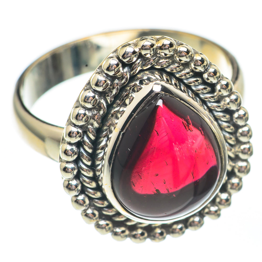 Garnet Rings handcrafted by Anasilvercos - RING67884