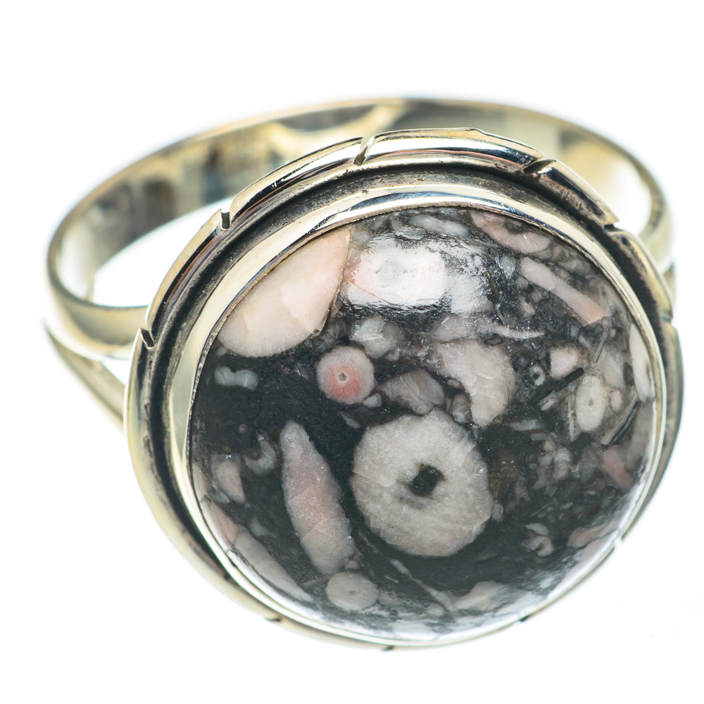 Crinoid Fossil Rings handcrafted by Anasilvercos - RING67891