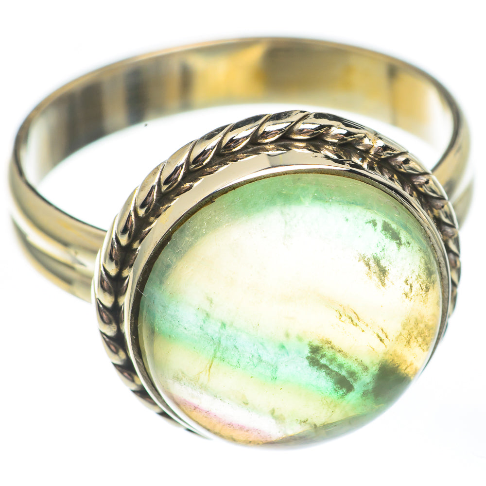Green Fluorite Rings handcrafted by Anasilvercos - RING67899