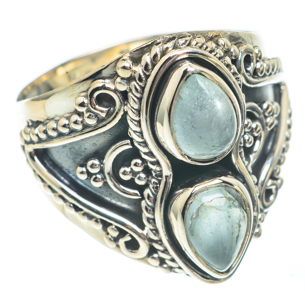 Aquamarine Rings handcrafted by Anasilvercos - RING67900
