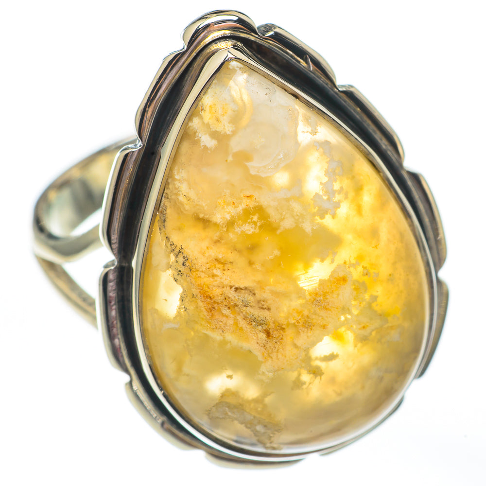 Plume Agate Rings handcrafted by Anasilvercos - RING67911