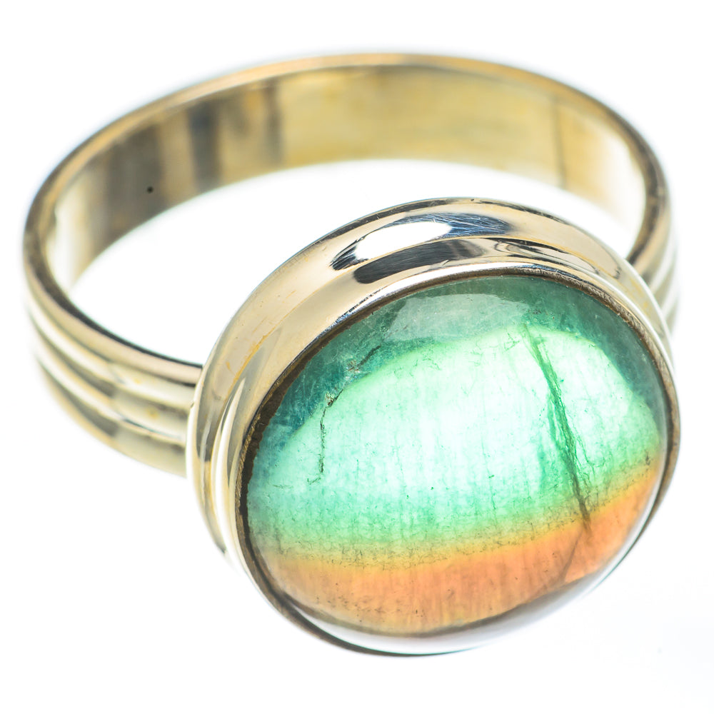 Green Fluorite Rings handcrafted by Anasilvercos - RING67930