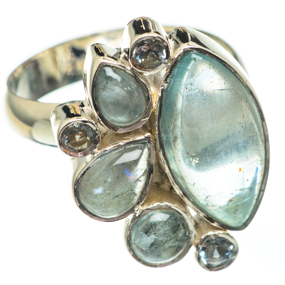 Aquamarine Rings handcrafted by Anasilvercos - RING67933