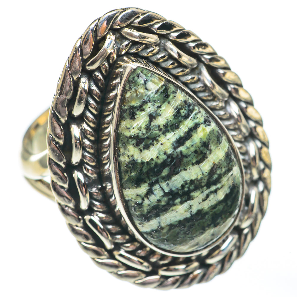 Lizard Jasper Rings handcrafted by Anasilvercos - RING67938