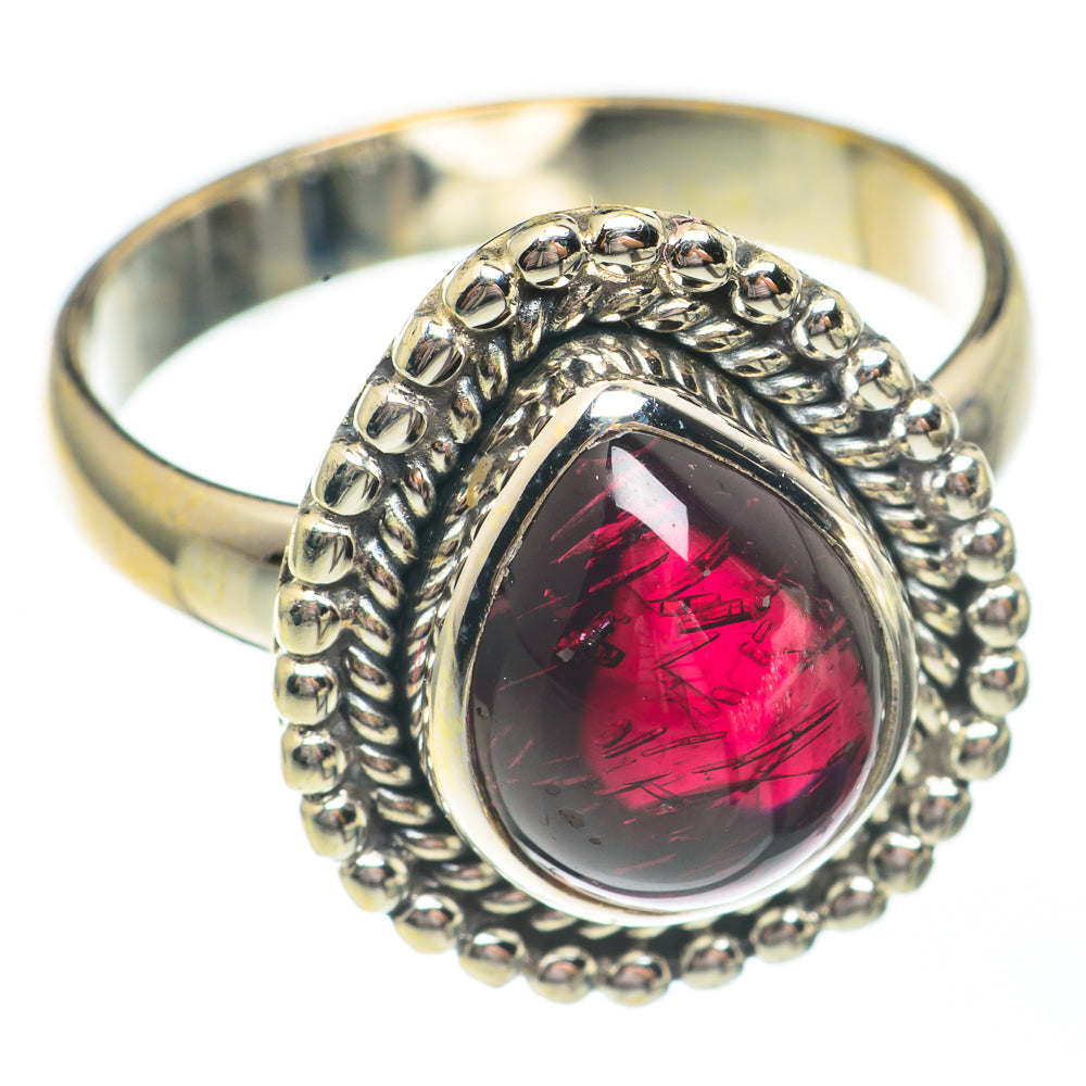 Garnet Rings handcrafted by Anasilvercos - RING67947
