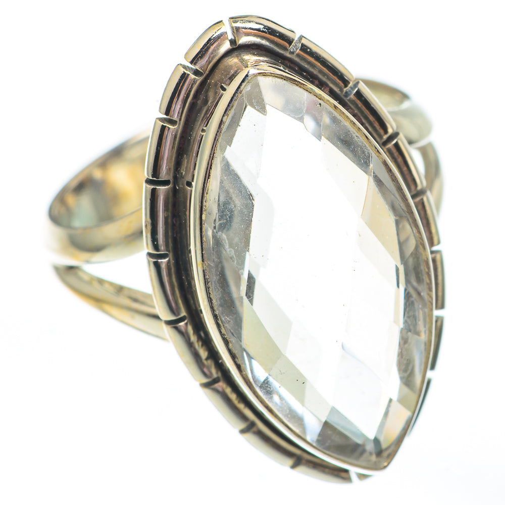 White Quartz Rings handcrafted by Anasilvercos - RING67954