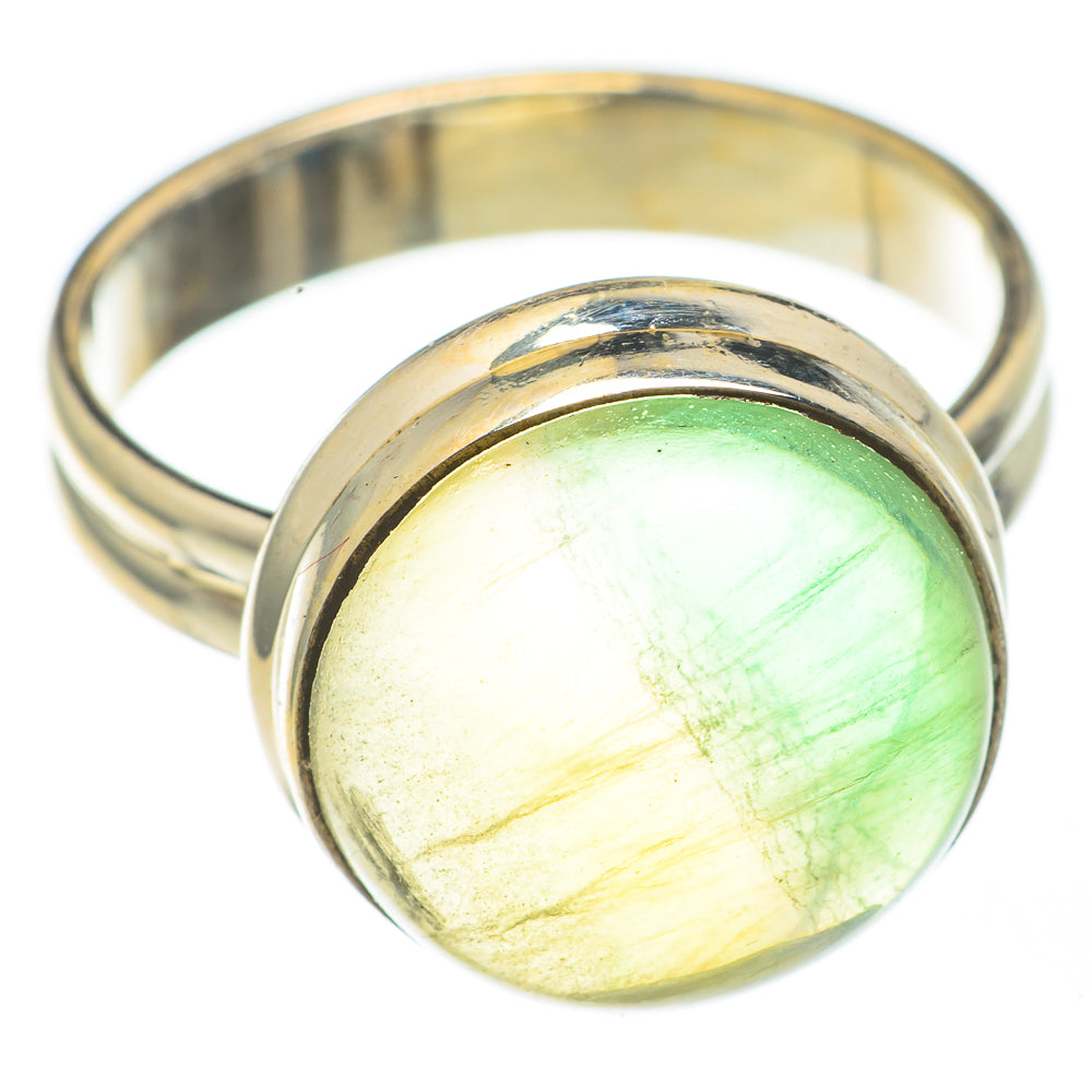 Green Fluorite Rings handcrafted by Anasilvercos - RING67960
