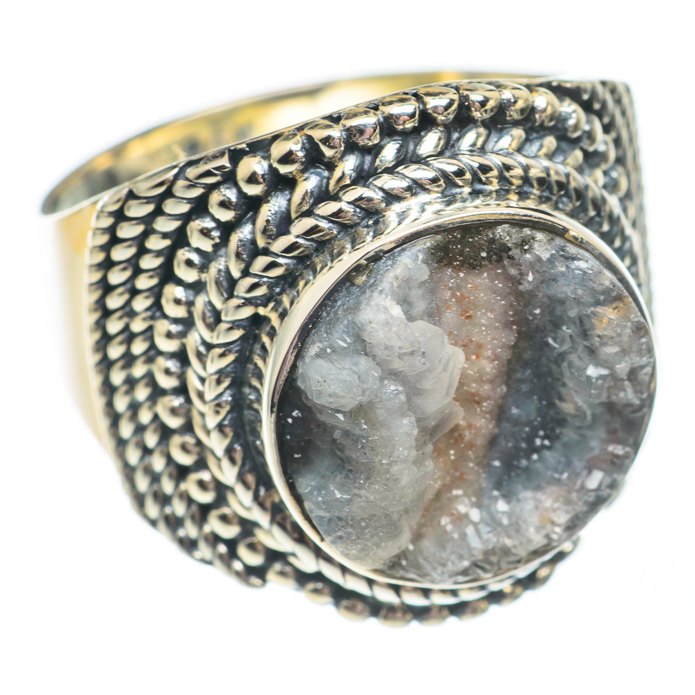 Desert Druzy Rings handcrafted by Anasilvercos - RING67961