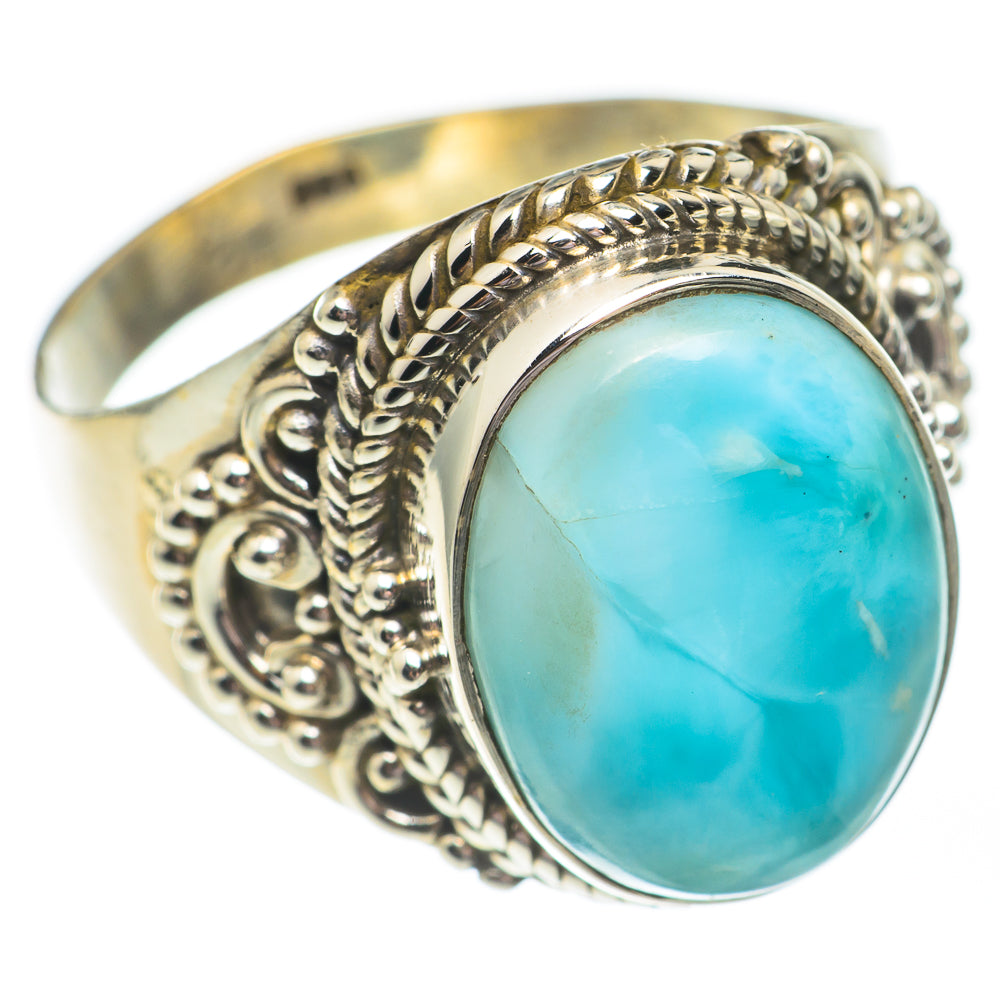 Larimar Rings handcrafted by Anasilvercos - RING67962