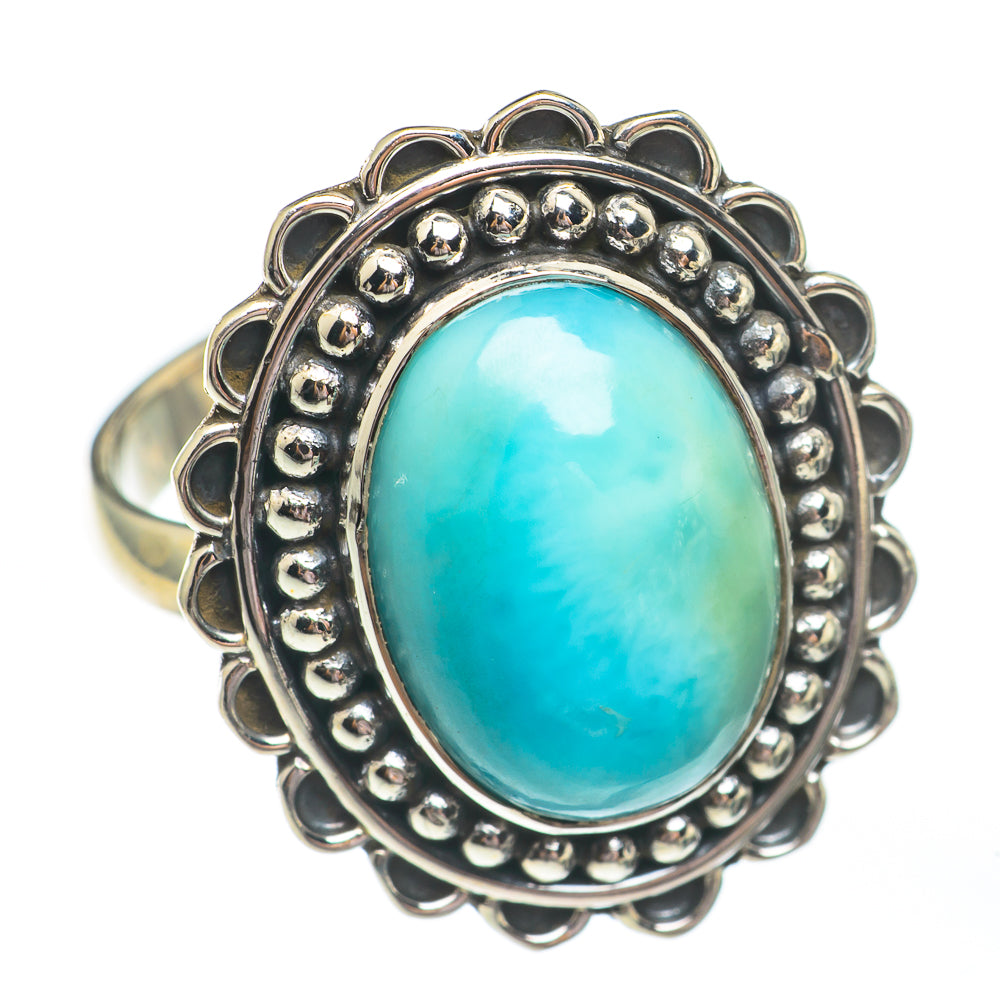 Larimar Rings handcrafted by Anasilvercos - RING67966