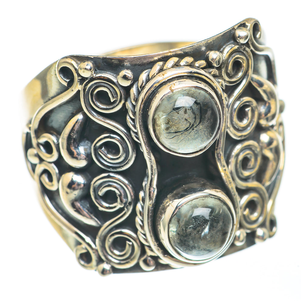 Rainbow Moonstone Rings handcrafted by Anasilvercos - RING67982