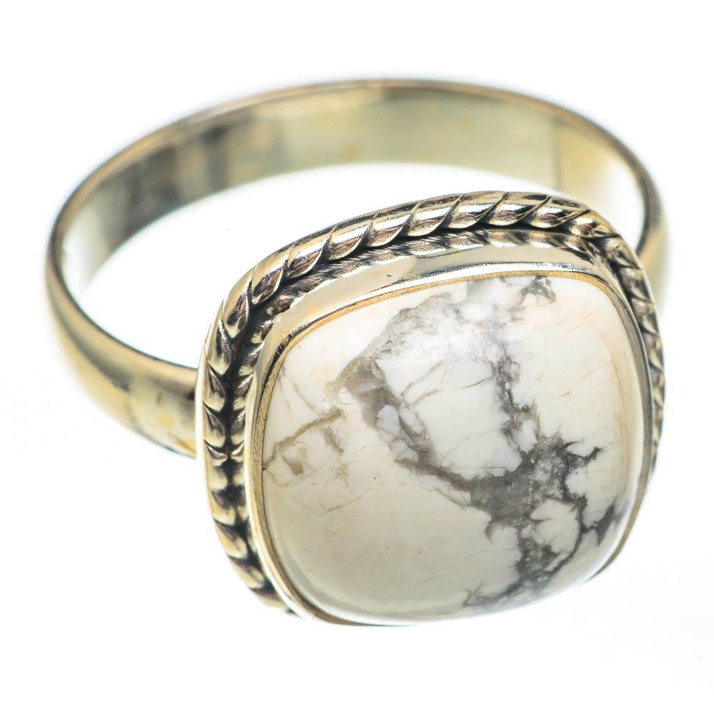 Howlite Rings handcrafted by Anasilvercos - RING67984