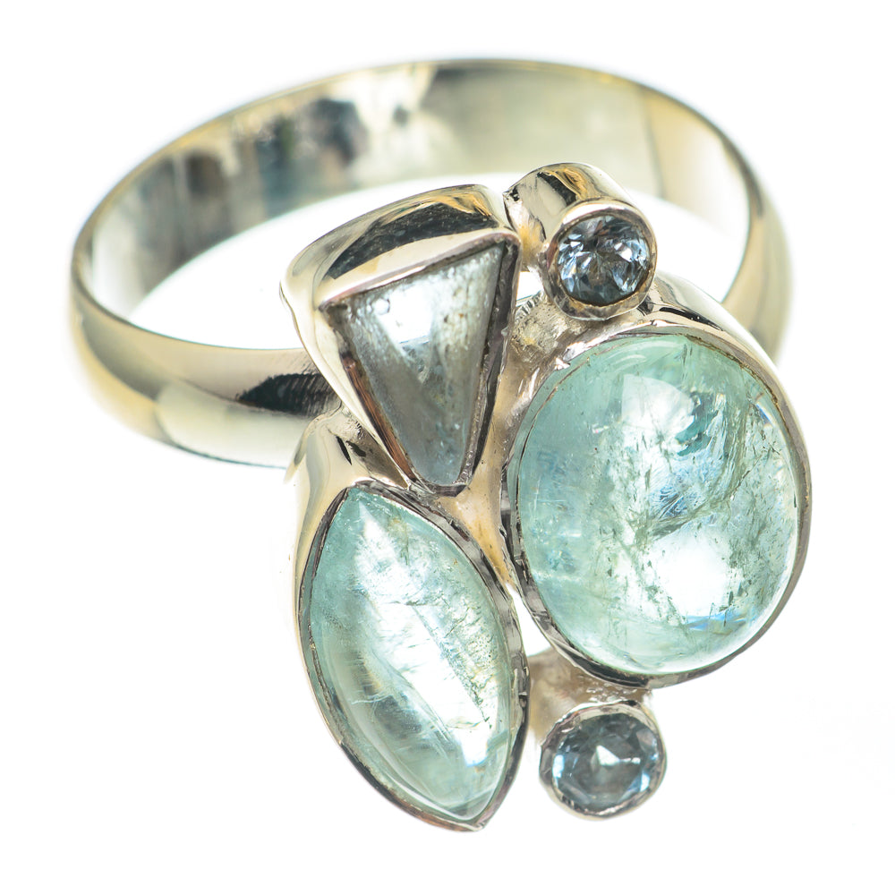 Aquamarine Rings handcrafted by Anasilvercos - RING67989