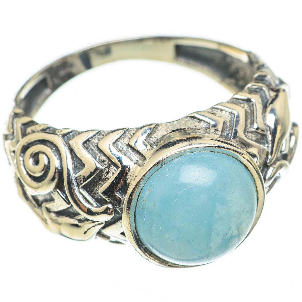 Aquamarine Rings handcrafted by Anasilvercos - RING67991