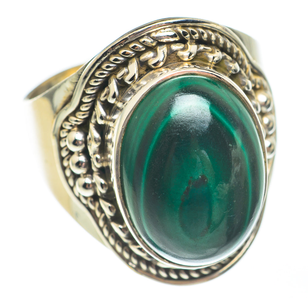 Malachite Rings handcrafted by Anasilvercos - RING67996