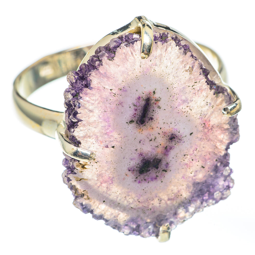 Amethyst Stalactite Rings handcrafted by Anasilvercos - RING68004