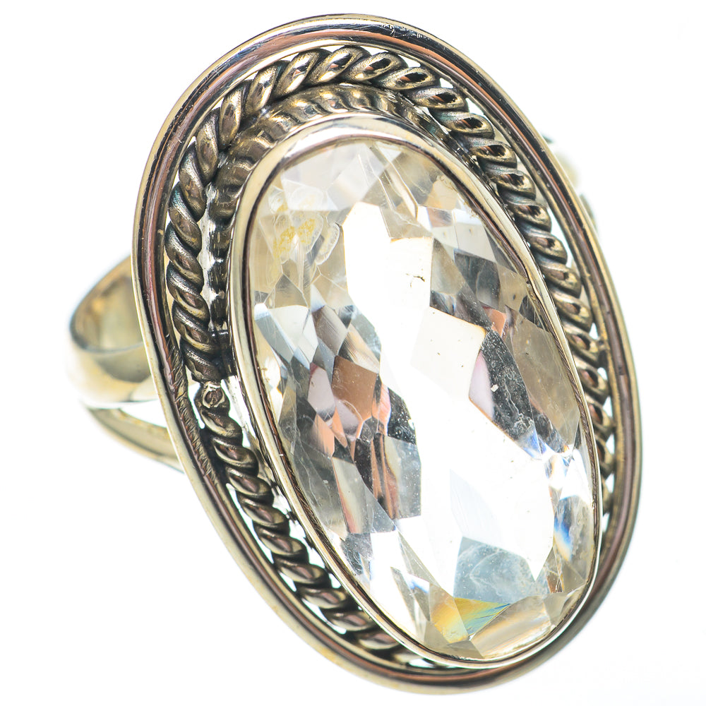 White Quartz Rings handcrafted by Anasilvercos - RING68008