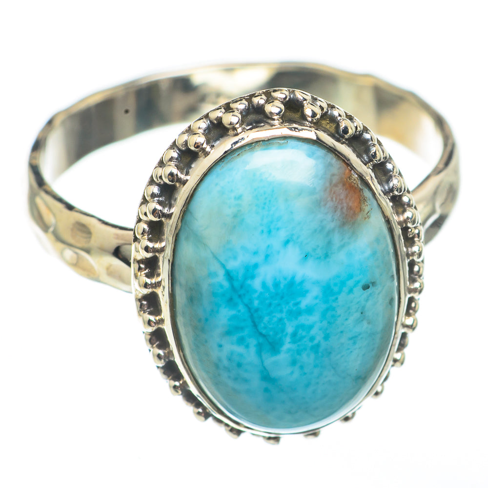 Larimar Rings handcrafted by Anasilvercos - RING68013