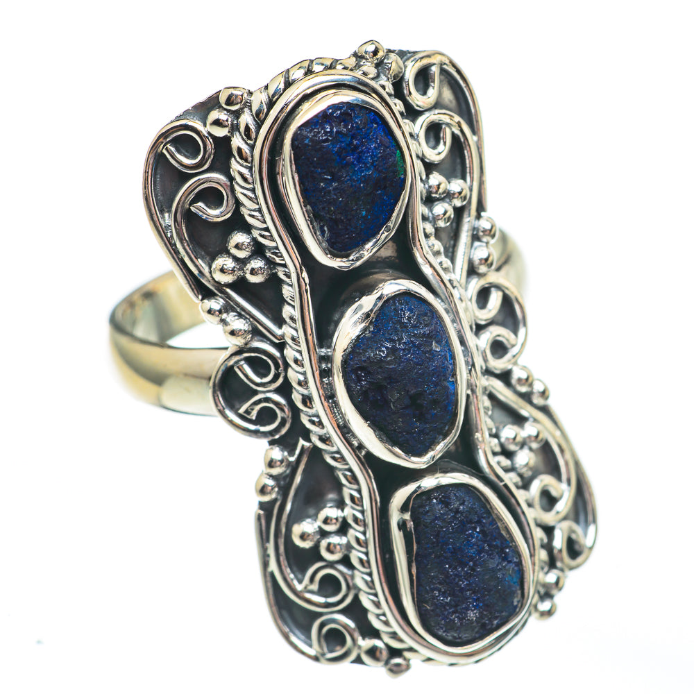 Azurite Rings handcrafted by Anasilvercos - RING68020