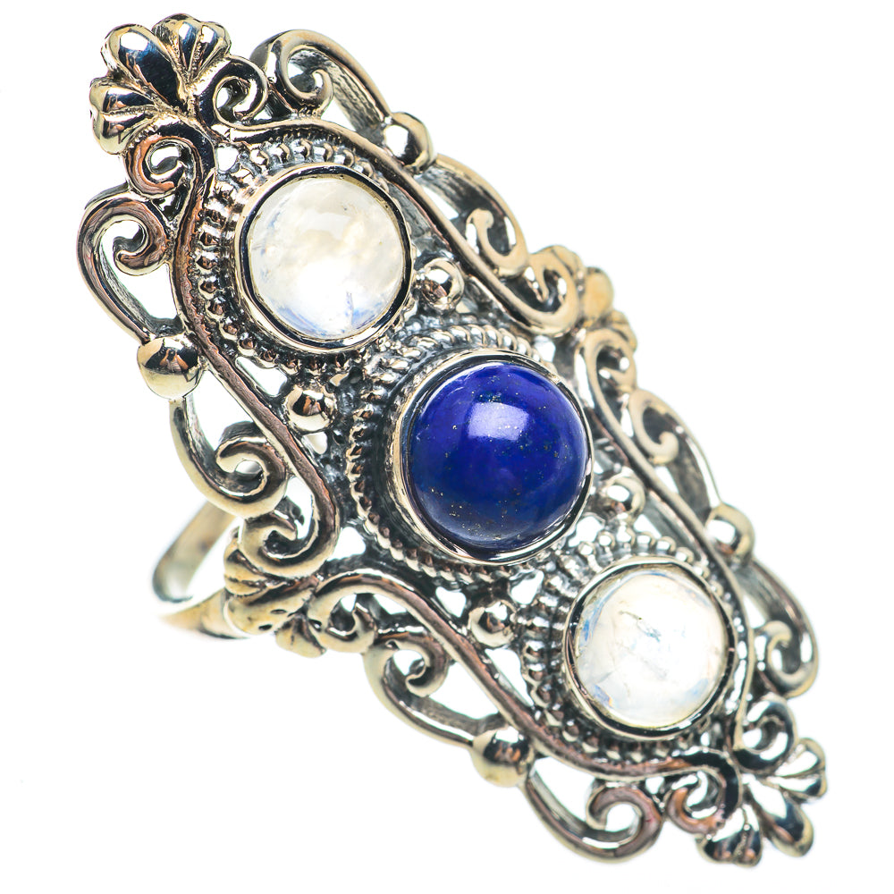 Lapis Lazuli Rings handcrafted by Anasilvercos - RING68023