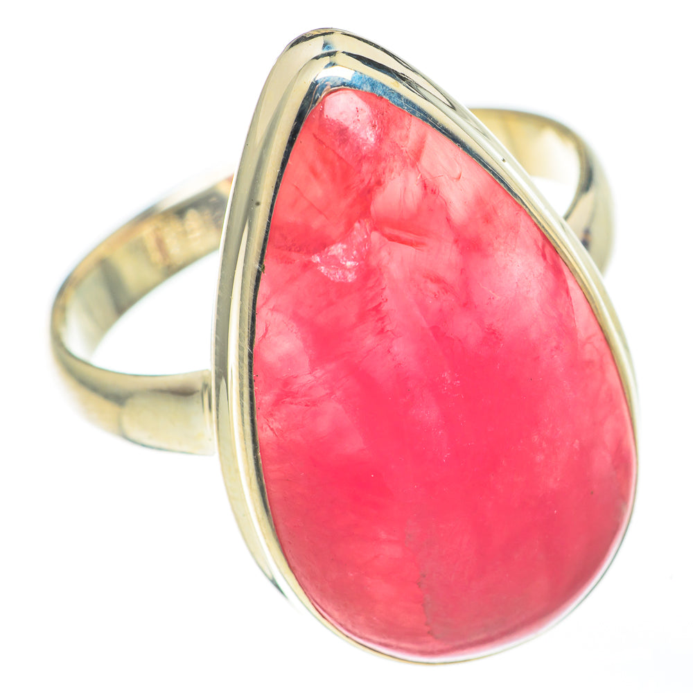 Pink Agate Rings handcrafted by Anasilvercos - RING68034
