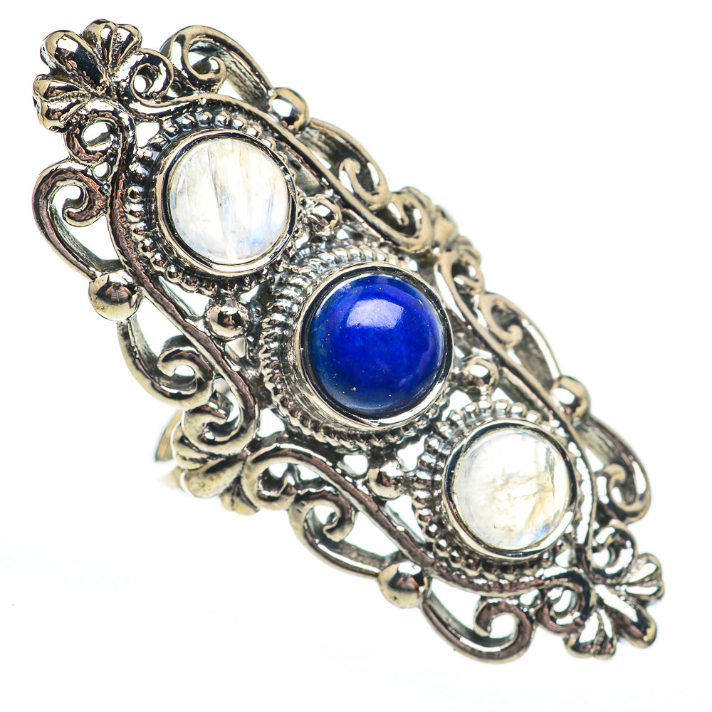 Lapis Lazuli Rings handcrafted by Anasilvercos - RING68053