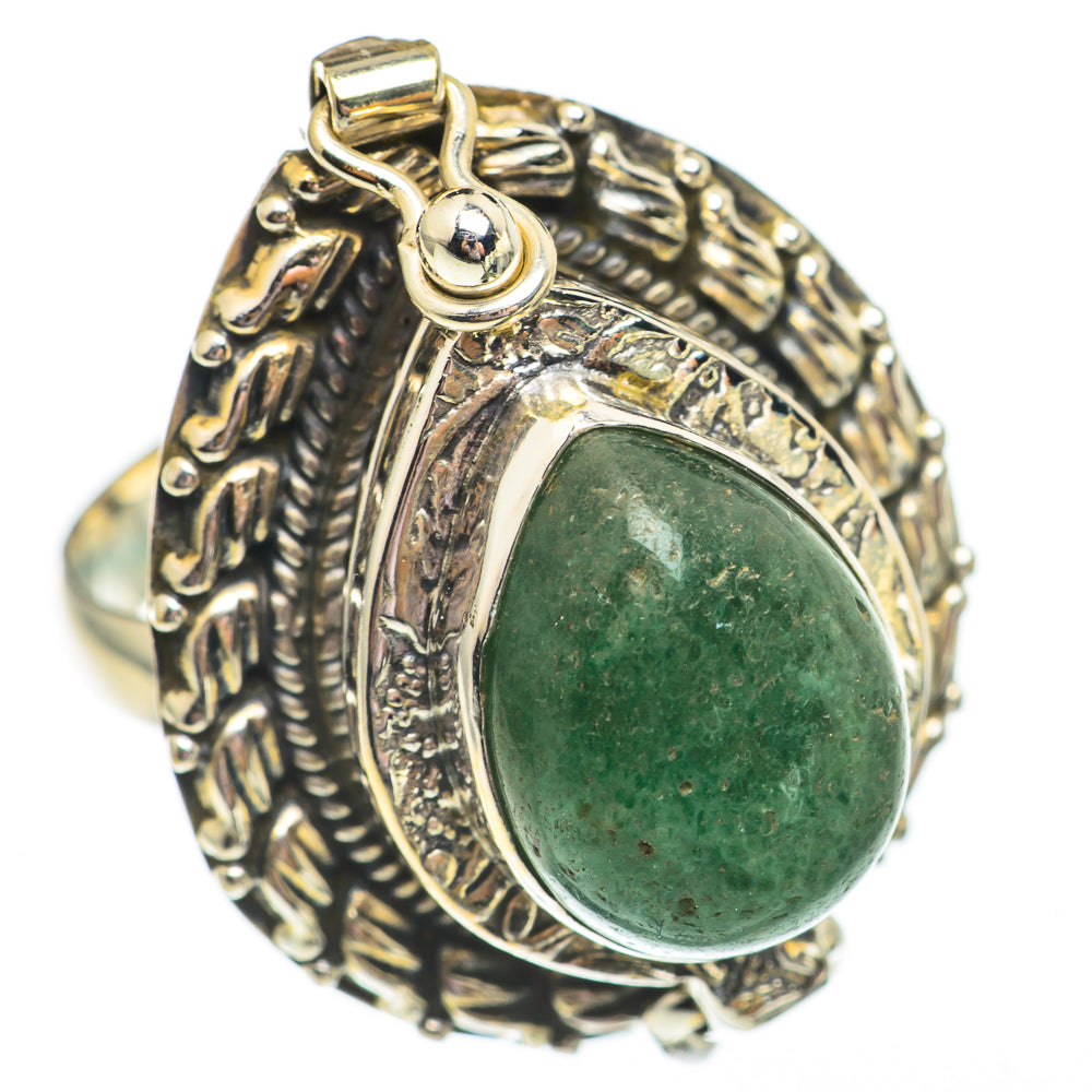 Green Aventurine Rings handcrafted by Anasilvercos - RING68063