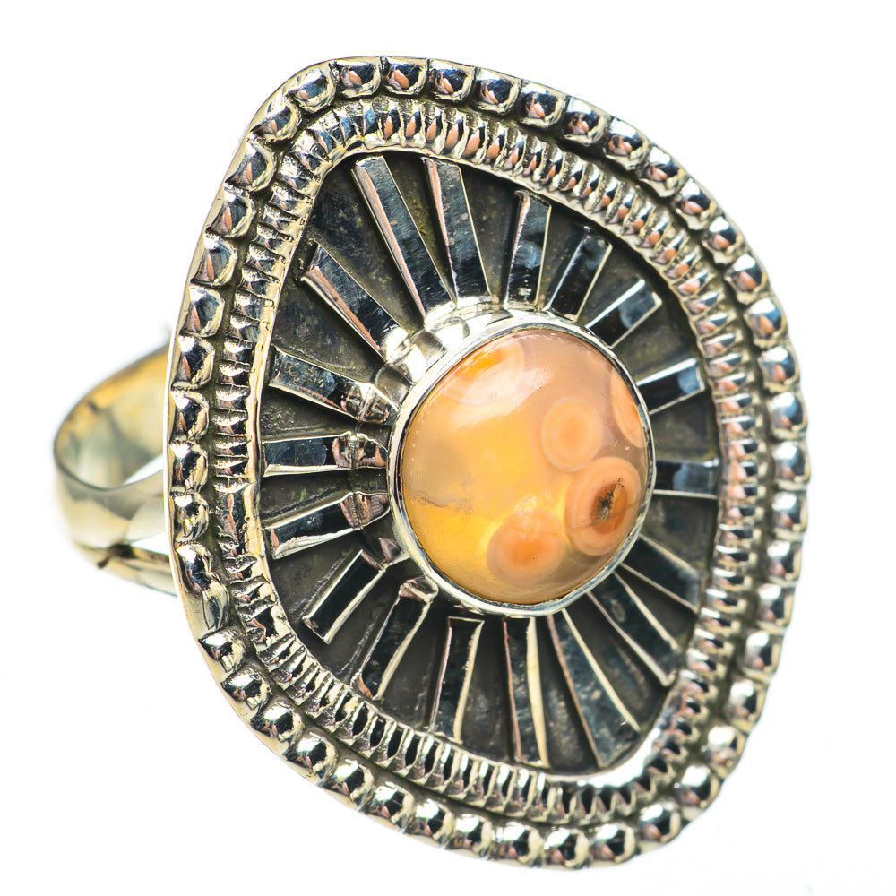 Ocean Jasper Rings handcrafted by Anasilvercos - RING68064