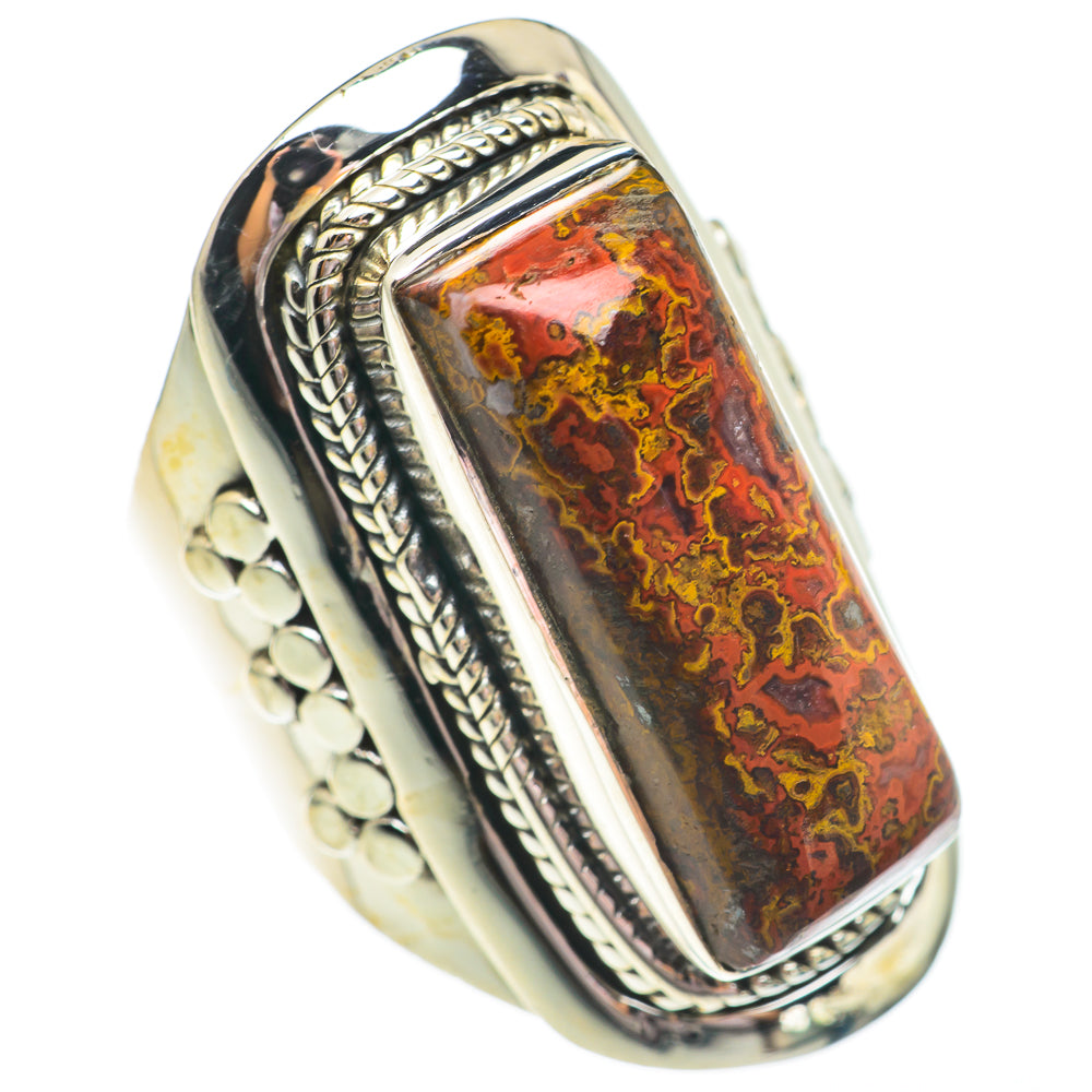 Moroccan Agate Rings handcrafted by Anasilvercos - RING68065