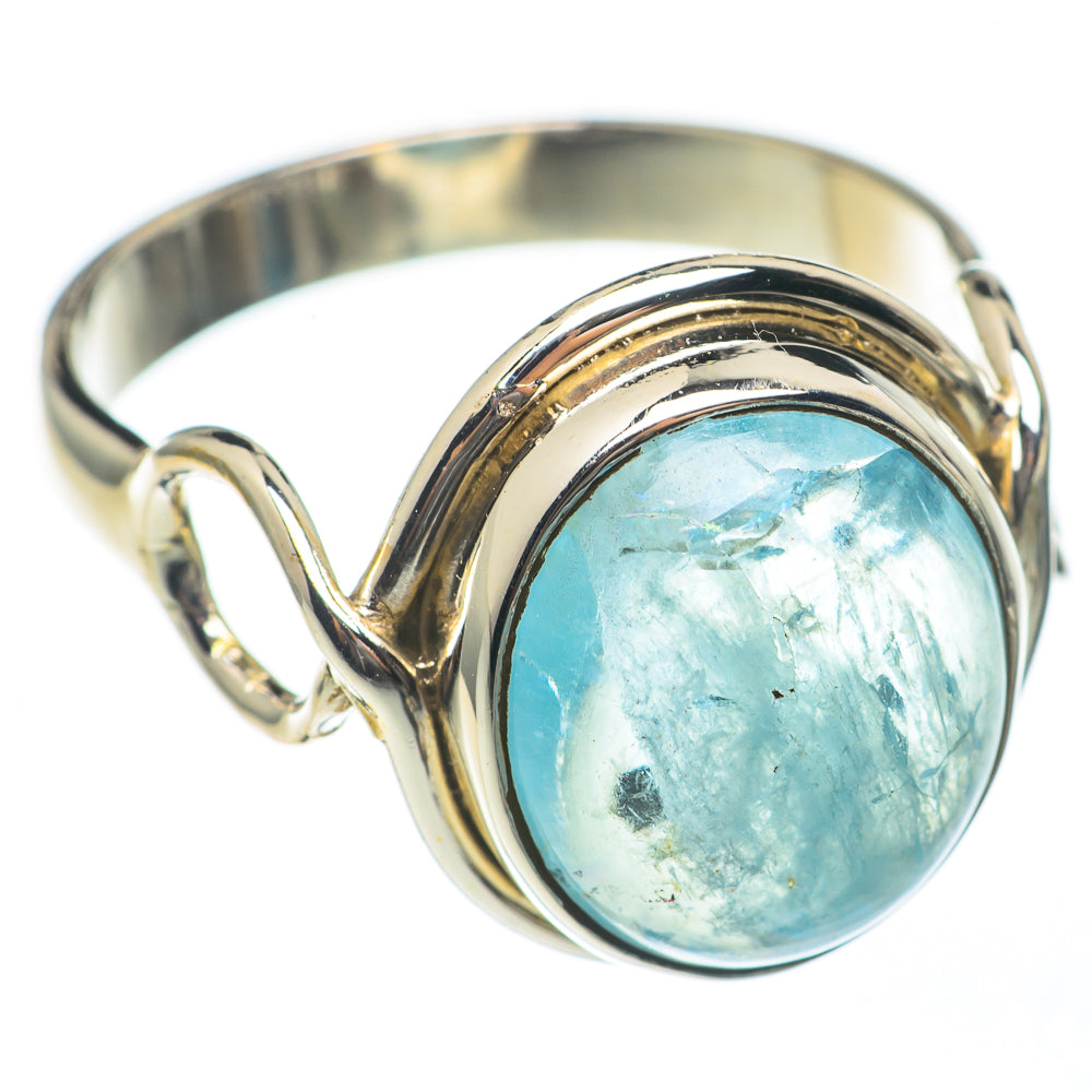 Aquamarine Rings handcrafted by Anasilvercos - RING68076