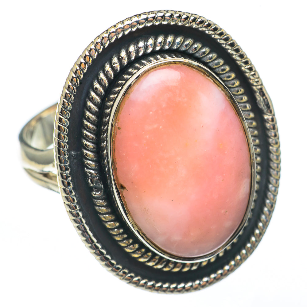 Pink Opal Rings handcrafted by Anasilvercos - RING68089