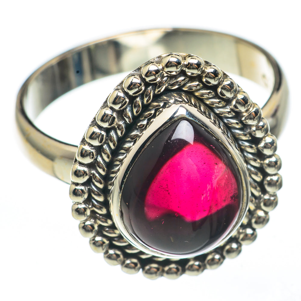 Garnet Rings handcrafted by Anasilvercos - RING68093