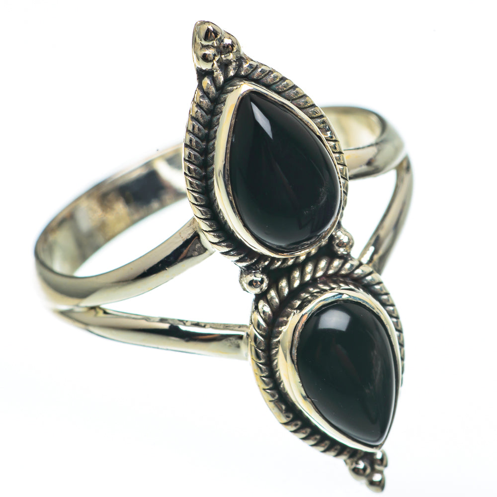 Black Onyx Rings handcrafted by Anasilvercos - RING68100