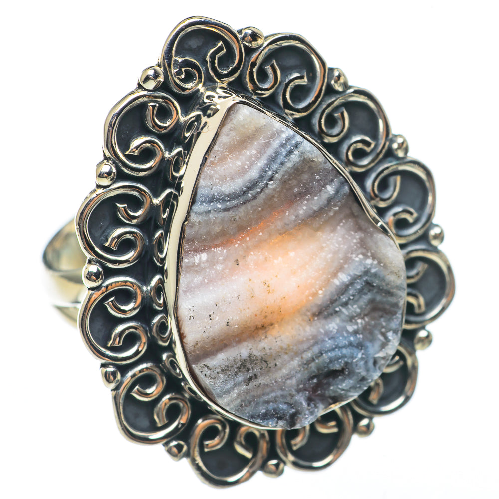 Desert Druzy Rings handcrafted by Anasilvercos - RING68109